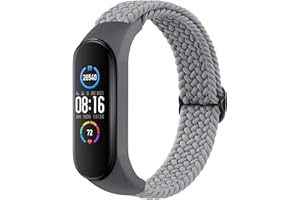 Elastyczny pasek Yisica do Xiaomi Mi Band 6/Mi Band 5/Mi Band 4/Mi Band 3, nylonowa opaska elastyczna do Amazfit Band 5/Xiaomi Mi Band 6/Mi Band 5