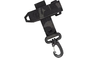 TOPTACPRO Supporto tattico per guanti, cinghia per arrampicata, portachiavi, gancio multiuso per guanti, 500D Nylon