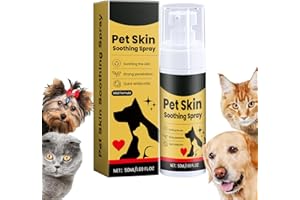 Toivize Pet Skin Care Spray für Hunde & Katzen, Antiseptisches Hautspray, Beruhigendes Spray gegen Juckreiz, Allergien & Trockene Haut, Wundpflege & Schnelle Hautregeneration, 50ml
