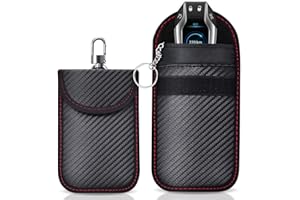 SHSMPXOY 2 Pochette Faraday Clé Voiture RFID,Etui Anti Rfid Faraday Pouch Bag,Etui Blocage RFID pour Clef Voiture Keyless, Protection Antivol Anti Piratage de Télécommande Véhicule（SL)