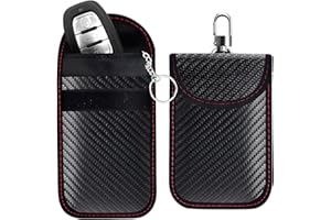HONGOEN 2 Pcs Schutz Autoschlüssel,Car Key Safe,Autoschlüssel Schutz Keyless,Keyless Go Schutz,Abschirmung Schlüsseltasche Schlüsseletui Schlüsselmäppchen Car Key Safe,Diebstahlschutz Schlüsseltasche