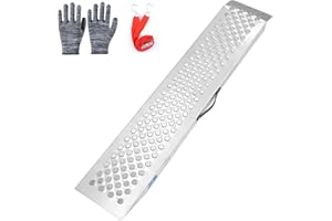 LIEKUMM Rampe di Carico, 120 cm Rampe per Moto, Capacità 300 kg Rampa di Carico per Moto, ATV, Camion, Quad, Tosaerba, 1 Pezzo