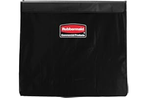 Rubbermaid Commercial Products 1871646 X-Cart Sac de Chariot (Chariot Non Inclus) 300 l Noir