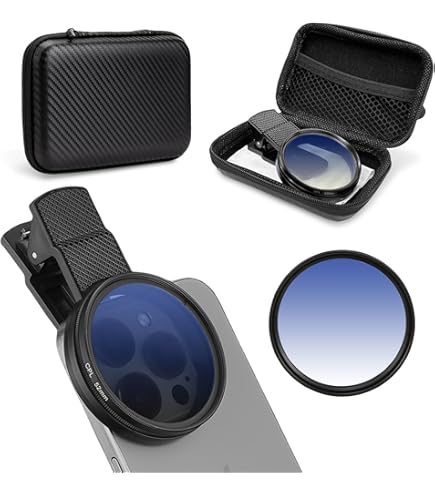 Réinitialisation De Montage D'anneau De Filtre D'objectif D'appareil Photo De Téléphone Professionnel, Adaptateur D'objectif De Téléphone, Fil En Alliage D'aluminium, Tous Les Smartphones, 52mm