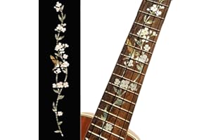 Inlaystickers Tree of Life w/Hummingbird - Inlay Sticker Fretboard Position Marker for Concert Ukulele UKF-260TH-C