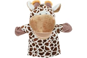 jojofuny Giraffen-Handpuppe Tier-Handpuppen 10-Zoll-Rollenspiel-Spielzeugpuppen Geschichtenerzählen Requisiten So Würden Spielen Plüschtier Pädagogisches Spielzeug Geschenke