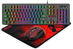 ‎REDRAGON Redragon S107 PC Gaming Tastatur und Maus Combo