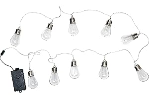 NOMA Vintage Edison Style Light Set with 10 LED Bulbs