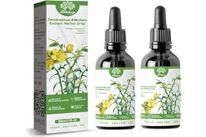 MAFHVV Clearbreath Dendrobium & Mullein Extract - Powerful Lung Support & Cleanse & Respiratory, Herbal Lung Health Essence, Dendrobium Mullein Extract Herbal 2PC