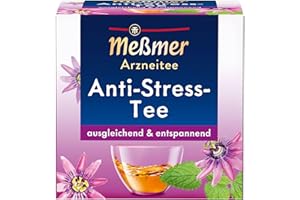 ‎MEßMER Meßmer Anti-Stress Tee | ausgleichend & entspannend | Arzneitee | 9 Teebeutel