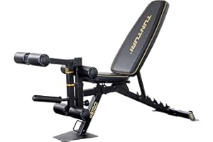 Tunturi Centuri UB100 - Banc de musculation - Bancs réglables - pour exercices de musculation à la maison/au bureau