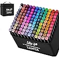 like it Touch120 Colour Art Markers Set, Dual Tip, Brush & Fine, Sketch Marker, Based Brush Markers For Sketching, Adult Coloring, And Illustration, Multicolor