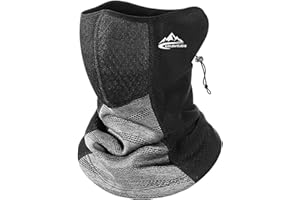 GEEKEO Cache Cou Tubulaire d'hiver Homme ubulaire Séchage Rapide Cache-Col Respirable Cache-Cou Tour de Cou Masque pour randonnée,Ski