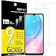 NEW'C 2 Pezzi, Vetro Temperato per Xiaomi Mi A3, Pellicola Prottetiva Anti Graffio, Anti-Impronte, Senza Bolle, Durezza 9H, 0