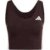 adidas Train Essentials 3-Stripes Cropped Tank Top Women's (Pack of 1)