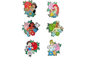 FUNKO Loungefly - Disney - Princess - Blind Enamel Pin Purchase - Disney Princesses Enamel Pins - Cute Collectable Novelty Brooch - for Backpacks & Bags - Gift Idea - Official Merchandise