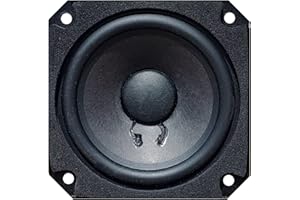 GK SOUND KIT SET PER CIARE PA100 1 altoparlante extended range quadrato da 10,1 X 10,1 cm da 40 watt rms e 80watt max impedenza 8 ohm per casa feste party, 1 pezzo