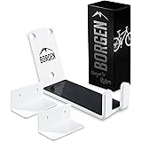 Borgen Crochet Mural de Fixation de pédale pour vélo électrique, VTT, vélo de Ville : Fixation sur Mur avec Support et Patins