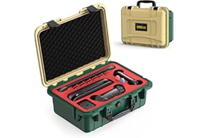 STARTRC GAMES Hard Carrying Case for Nintendo Switch 2 (2025), Professional Deluxe IP67 Waterproof, Soft Lining Hard Travel Case for Switch 2 Console Pro Controller & Accessories, Yellow & Green