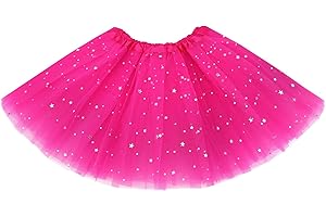 Auranso Tüllrock Kinder Mädchen Röcke Tutu Prinzessin Ballettrock Minirock Tanzkleid Partykleid 2-7 Jahre