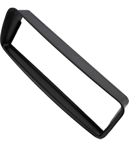 Mascherina Autoradio 1 DIN Nero Lucido - Cornice Di Sostituzione Per Stereo Auto - Foto 3