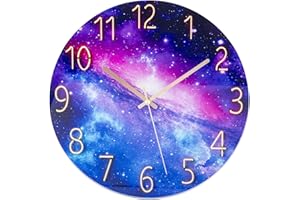 ACCSHINE Wall Clock Without Ticking Sound, Silent, Modern, 30 cm Quartz, Large Battery-Operated Wall Clock, Easy to Read for Living Rooms, Home, Kitchen, Bedroom, Office, School