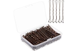 NI ZMIR Forcine per Capelli, 200 Pezzi Mollette Capelli,Metallo Invisibili Fermagli,pille Bobby, set di Fermagli per Capelli, con Scatola per Bambini, Ragazze, Donna