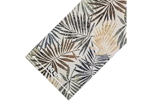 OLIVO TAPPETI OLIVO.shop - JOKE Tappeto cucina antiscivolo lavabile, tappeto in gomma antimacchia, passatoia cucina moderna, corsia disponibile su misura (TROPICAL, 50x150 cm)