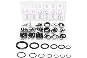 Arcjunys O Ring Sortiment Dichtungsringe Set O Ringe Sortiment 18 Größen Dichtungen O-Ringe O-Ring Sortiment Dichtungsring Dichtungsset für Schlauch Sanitär Wasserhähne Automobil Reparatur 225 Stück