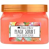 Treehut Tree Hut Peach Sorbet Shea Sugar Scrub V&uuml;cut Peelingi 510Gr