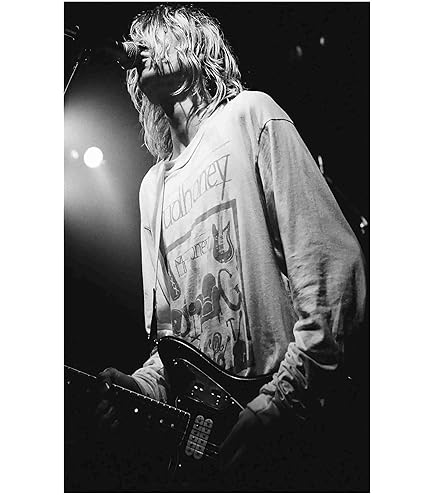 Guitare Fumée Kurt Cobain Poster 11X17Inch 28X43Cm [u842