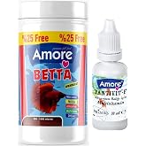 Amore Betta Granulat 125 Ml 56 Gr Akvaryum Beta Balık Yemi Ve Balık Vitamini