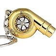 Maycom Creative Sleeve Spinning Turbo Turbine Turbocharger Keychain Key Chain Ring Keyring Keyfob