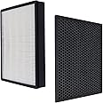 Replacement Filter Compatible with Philips 3000i Series AC3256 AC3257 AC3259 AC4550/10 Air Purifier True HEPA Filter & Activated Carbon Air Filter (Part Number FY3433/10 FY3432/10)