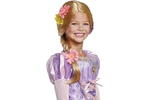DISGUISE Disney Parrucca Rapunzel Bambina, Accessorio Ufficiale Disney Bambine Taglia Unica