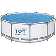 Denny Shop Solar Pool Cover for 8ft, 10ft, 12ft & 15ft Inflatable Fast Set Paddling Swimming Pools by Crystals® (Solar Pool Cover For 15ft Pool)