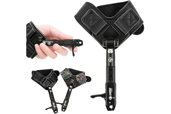 ZSHJG Tir à Arc Déclencheur Arc Compound Release Aid Réglable Trigger Libération Accessoire pour Chasse Étrier de poignée