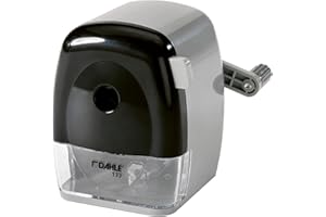 ‎DAHLE Dahle 133 Manuelle Spitzmaschine (Anspitzer für Stiftdurchmesser bis 11,5 mm) grau/schwarz