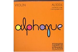 THOMASTIK-INFELD Thomastik Cuerdas para violín ALPHAYUE alma en nylon, juego 1/4, escala 260mm / 10.2“