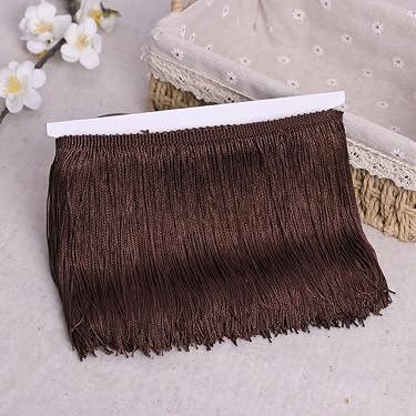 Pmnzdy 10 Iarda Paillettes Frange Glitter Nappe Nastro Frangia Decorativo Bordo con Paillettes Frange Trim per Cucito Accessori per Abbigliamento Fai da Te, Ornamento, Vestito Latino Argento