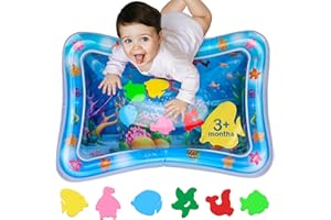 Baby Water Mat - BPA Free Water Play Mat | Sensory Mat for Infant | Baby Water Mat for Tummy Mode and Development | Water Mat for Baby 3-12 Months | Toy Baby - Avec Maman