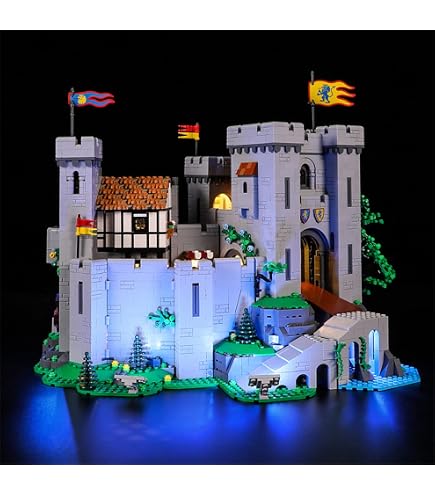 Luce LED Hprosper per 10333 Il Signore degli Anelli: Barad Dur Sauron Lampada decorativa castello Dark Tower (senza blocchi di costruzione Lego)  26