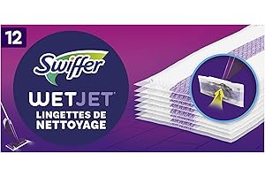 ‎SWIFFER Swiffer WetJet Nachfüllpackungen für verschiedene Oberflächen, für alle Böden, hält Staub und Schmutz gründlich, hygienisch und Einweg, kompatibel mit WetJet