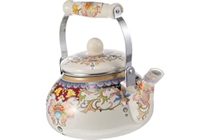 YARNOW Émail Émail Pot Café Machine À Thé Théière Japonaise Bouilloire À Thé Vintage Cuisinière À Gaz Bouilloire Bouilloires À Thé Sur La Cuisinière Bouilloire Domestique Bouilloire À