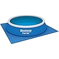 Bestway Piscine Hors Sol Power Steel Effet Rotin Diametre 4 X 122 Cm Filtre A Cartouche Skimatic Bache Echelle Amazon Fr Jardin