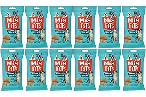 TREATS MISFITS 7 Nasher Sticks with Chicken & Beef for Medium Dogs 175g Case of 12