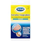 Scholl Nasır ve nasır bandı, kesilebilir, &ccedil;ift kat kalınlık, 1 &ccedil;ıkarılabilir yara bandı