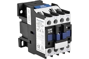 Heschen Stycznik AC, CJX2-1210, cewka 220 V 50/60 Hz, 3P, 3-biegunowa, normalnie otwarta, Ie 12 A, Ue 380 V
