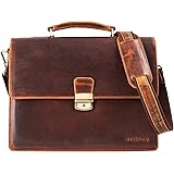 STILORD 'Rion' Borsa ventiquattrore uomo in pelle Cartella Valigetta 24 ore in cuoio modello classico vintage Portadocumenti 