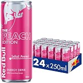Red Bull Energy Drink, Peach, 250 ml (24 Pack, 24 x 250 ml)